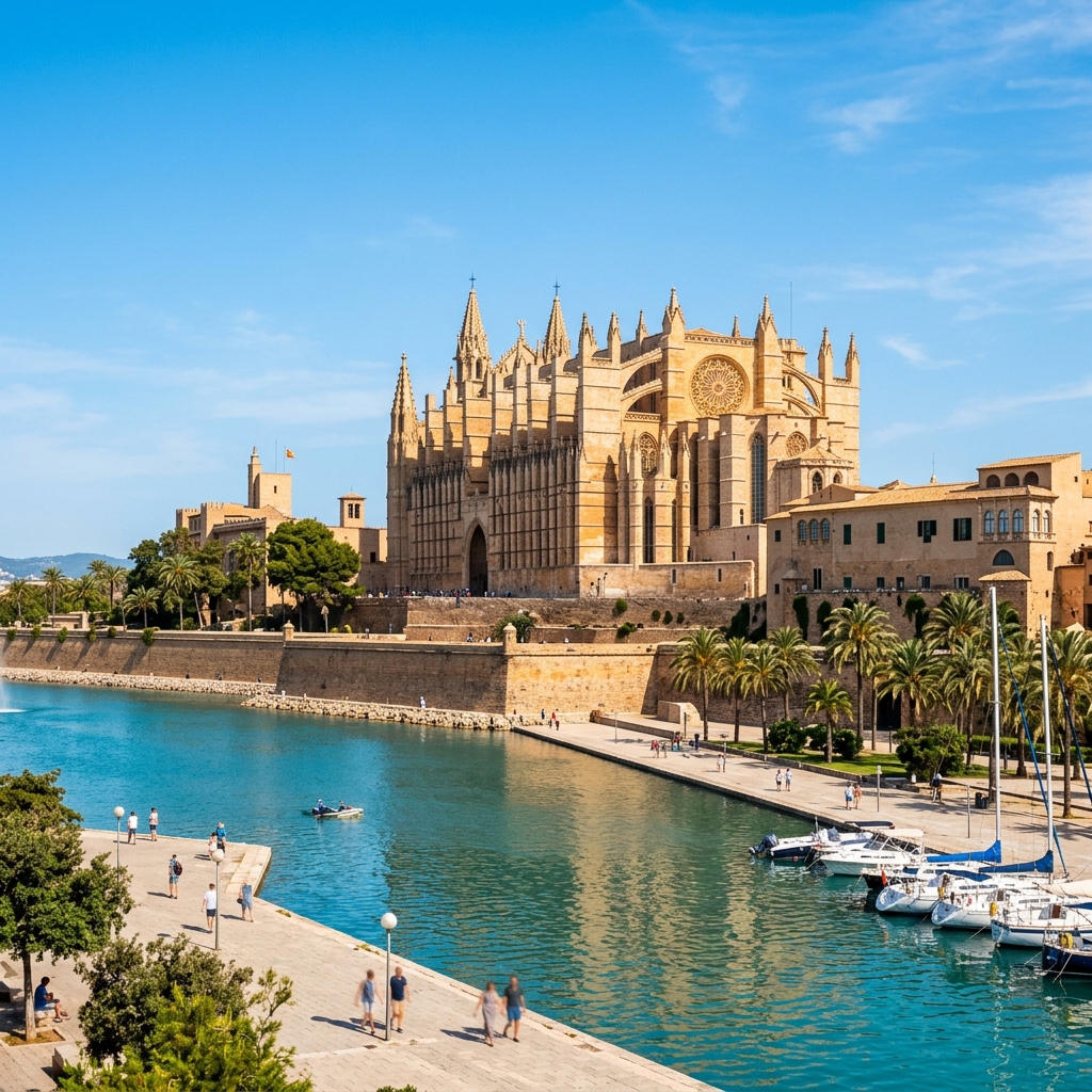 Panorámica de Palma de Mallorca — IPTV 4K