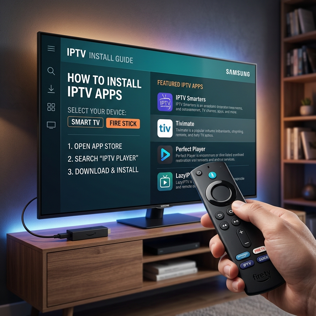 Cómo Instalar IPTV en Amazon Fire TV Stick — Guía Paso a Paso (2026)